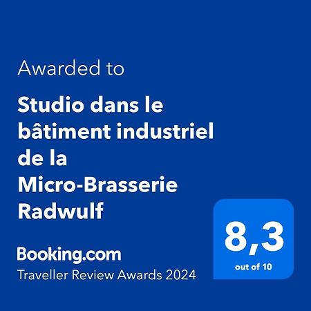 شقة Studio Dans Le Batiment Industriel De La Micro-Brasserie Radwulf Vieux-Ferrette المظهر الخارجي الصورة